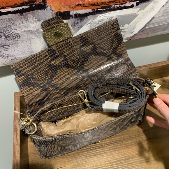 NWT DIVINA FIRENZE LEATHER BAG - Picture 10 of 11